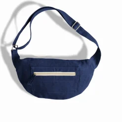 200 LINTEX Merci - Banane To Go en lin - Bleu Shibori