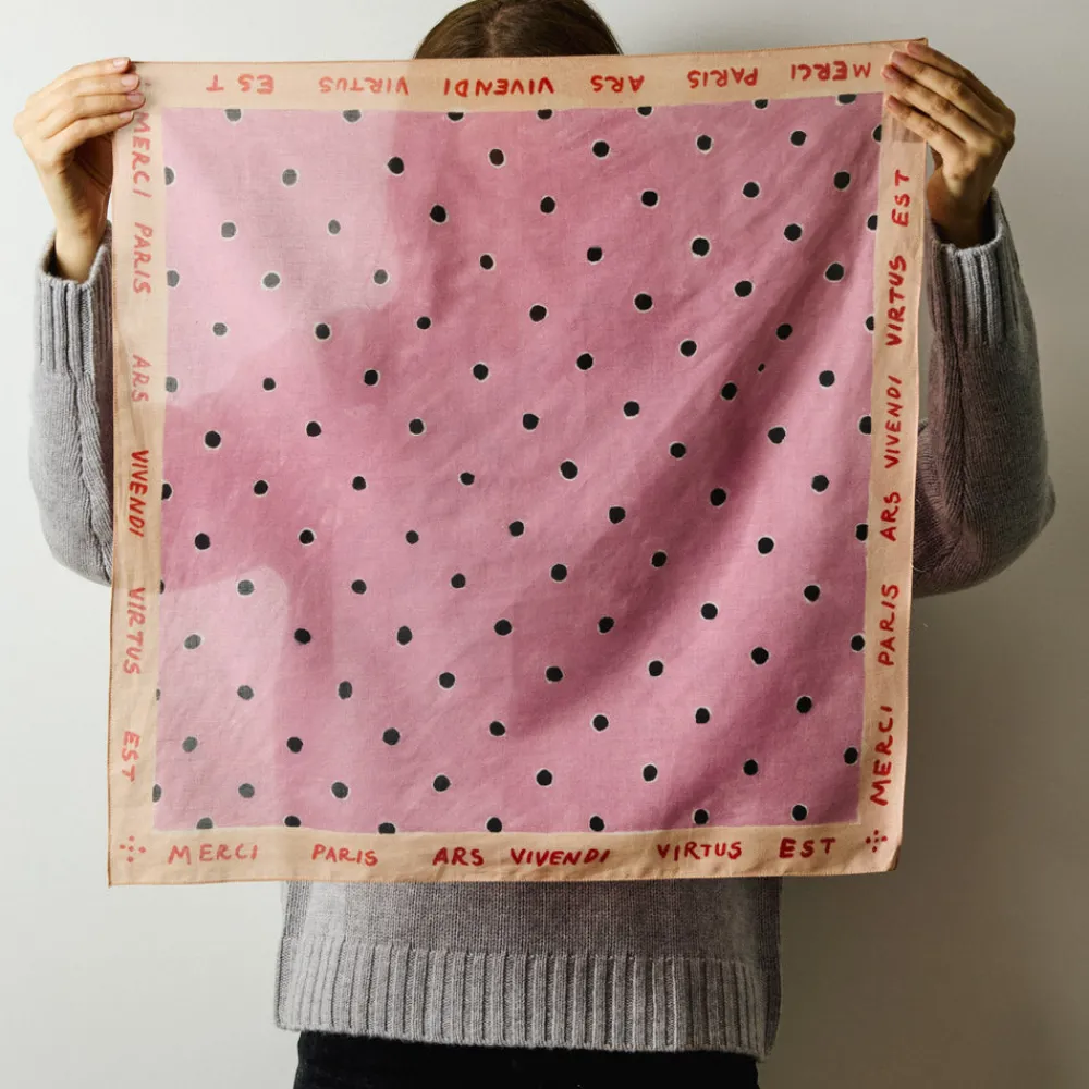 Women D01 Merci - Bandana Ars Vivendi Virtus Est - Rose