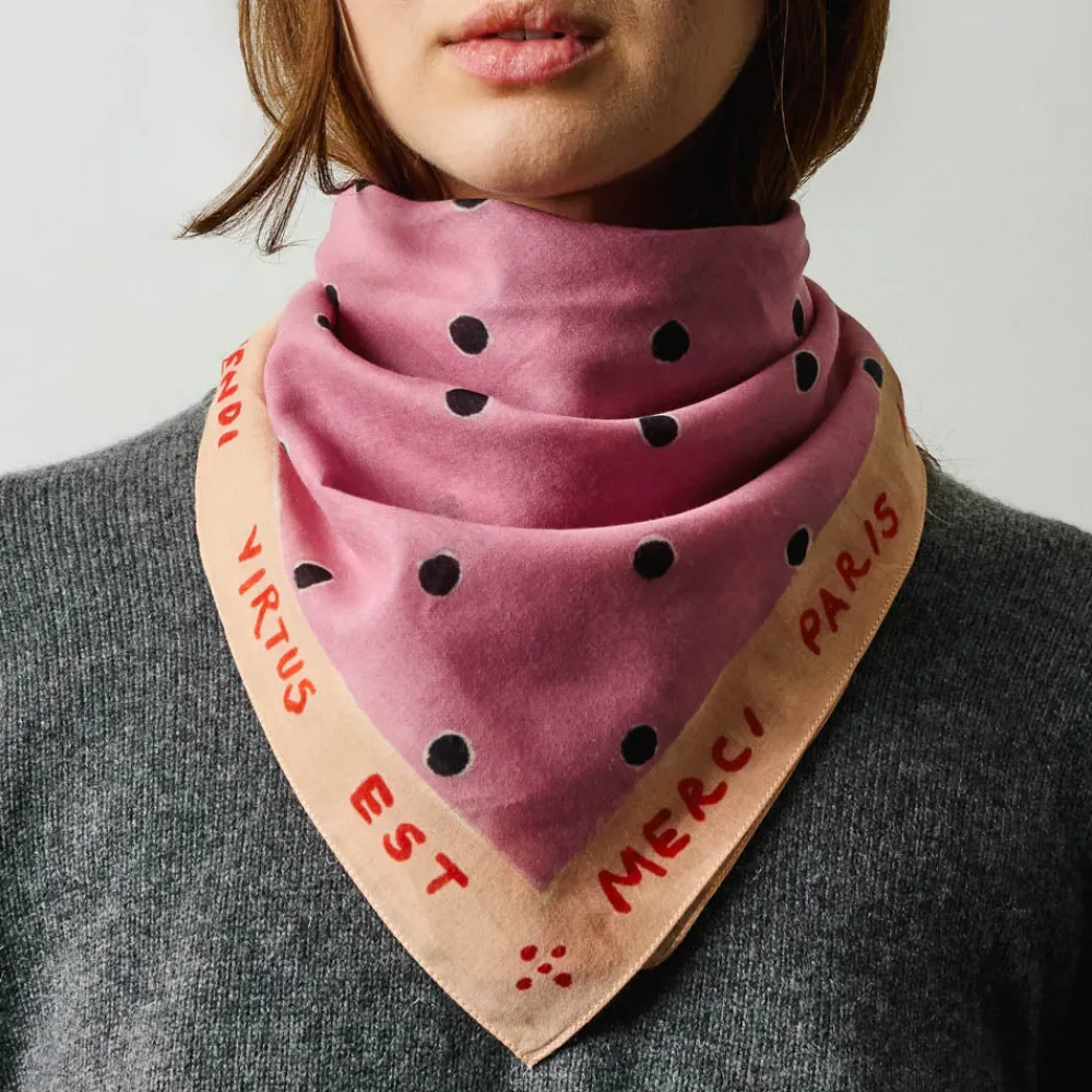 Women D01 Merci - Bandana Ars Vivendi Virtus Est - Rose