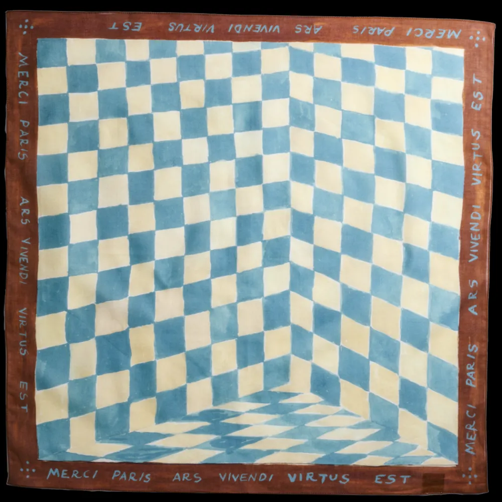 Women D01 Merci - Bandana Ars Vivendi Virtus Est - Marron