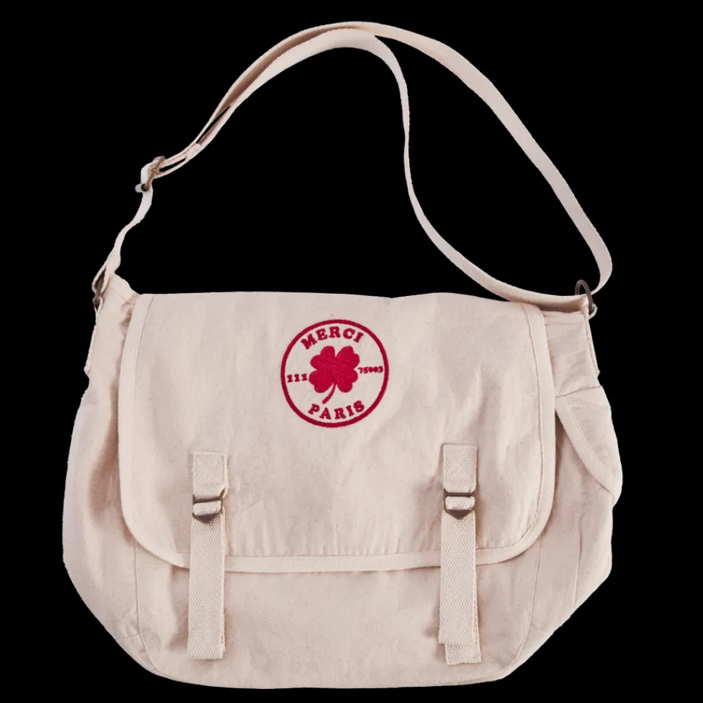 2102 VJ SOURCING Merci - Besace en canvas - Naturel