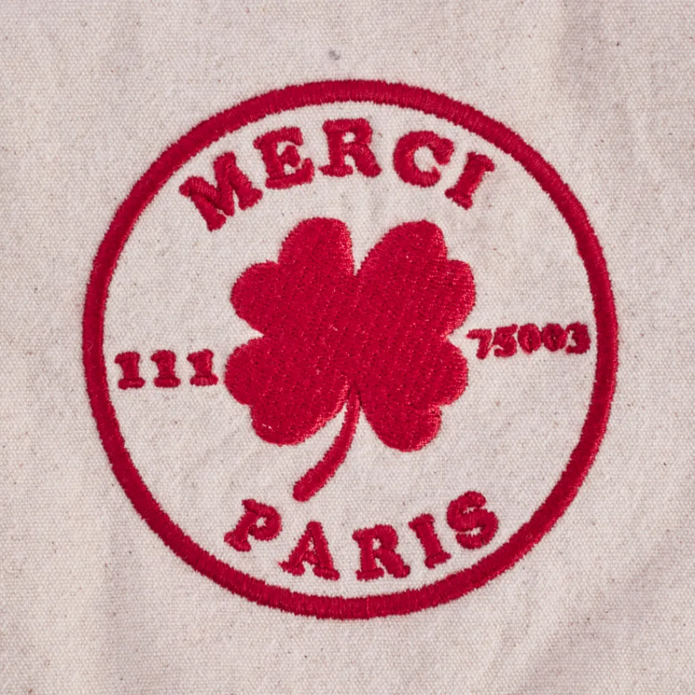 2102 VJ SOURCING Merci - Besace en canvas - Naturel