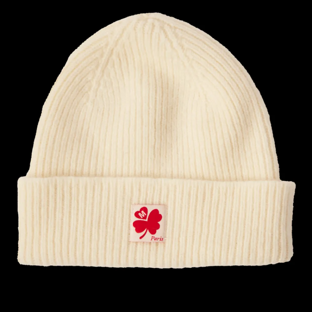 Women MA01 Merci - Bonnet Lucky - Blanc & Rouge