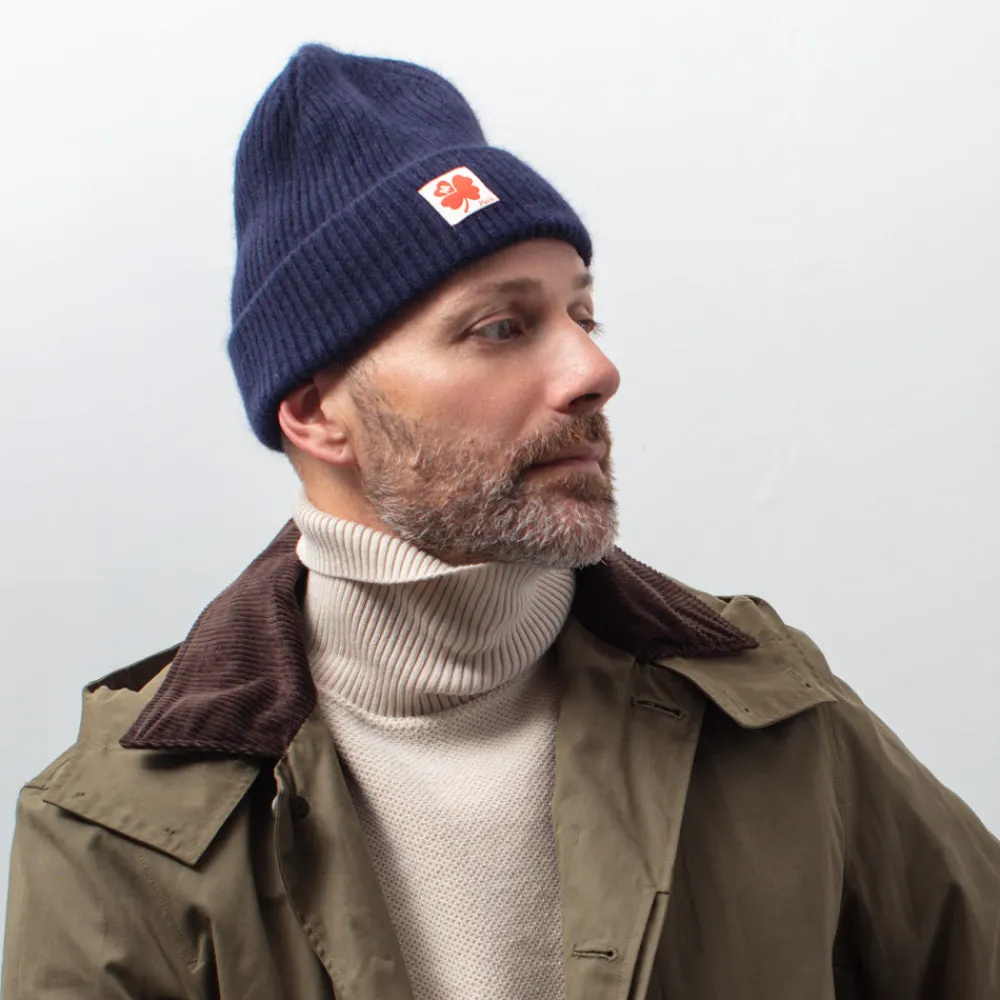 Women Merci - Bonnet Lucky - Bleu marine