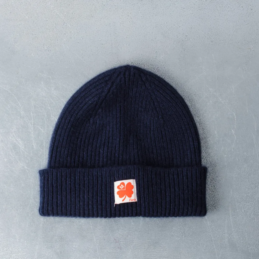 Women Merci - Bonnet Lucky - Bleu marine