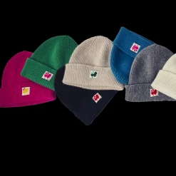 Women MA01 Merci - Bonnet Lucky - Ecru & Vert
