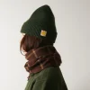 Women MA01 Merci - Bonnet Lucky - Olive & Jaune