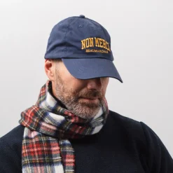 Women M05 Merci - Casquette College Non Merci - Bleu