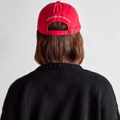Women M05 Merci - Casquette Miroir - Rouge & Ecru