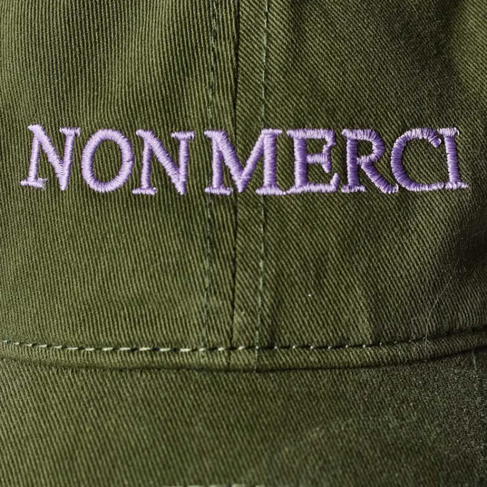 Women M05 Merci - Casquette Non Merci - Vert & Lila