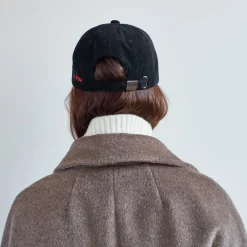 Women M05 Merci - Casquette Trèfle en velours - Noir