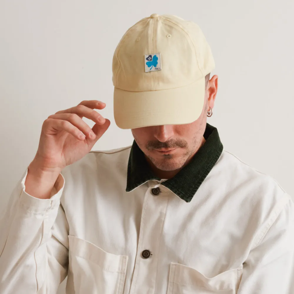 Women M05 Merci - Casquette Trèfle Patch - Jaune