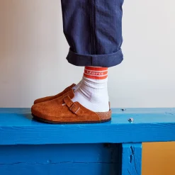 Women MERCI - Chaussettes en coton - Orange tomate