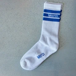 Women MERCI - Chaussettes en coton - Bleu Matisse