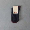 Women F01 Merci - Chaussettes Lulu - Marine & Bordeaux
