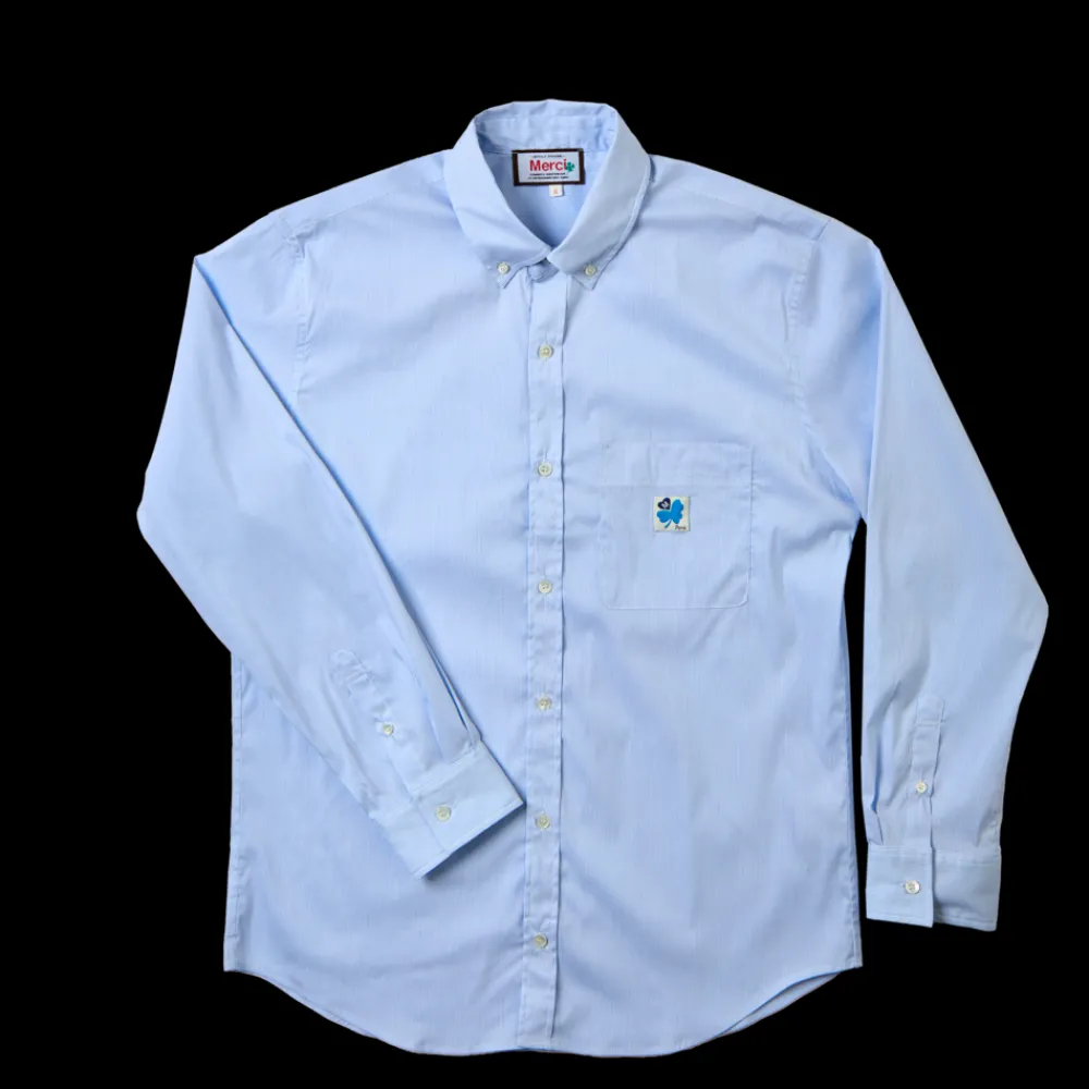 Women G01 Merci - Chemise Basile - Carreaux Bleu