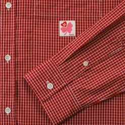 Women G01 Merci - Chemise Basile - Carreaux Rouge