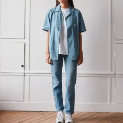 Women MJ01 Merci - Chemise Noa - Bleu