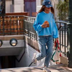 Women MJ01 Merci - Crewneck Emma - Bleu