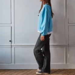 Women MJ01 Merci - Crewneck Emma - Bleu