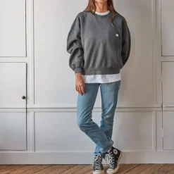 Women MJ01 Merci - Crewneck Emma - Gris