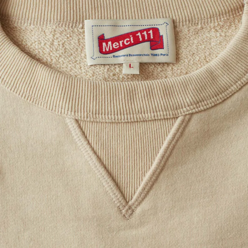 PE01 Merci - Crewneck Lucky - Cream