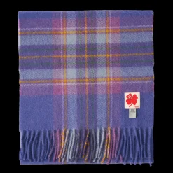 Women JE01 Merci - Echarpe en cachemire Harry - Carreaux Violet