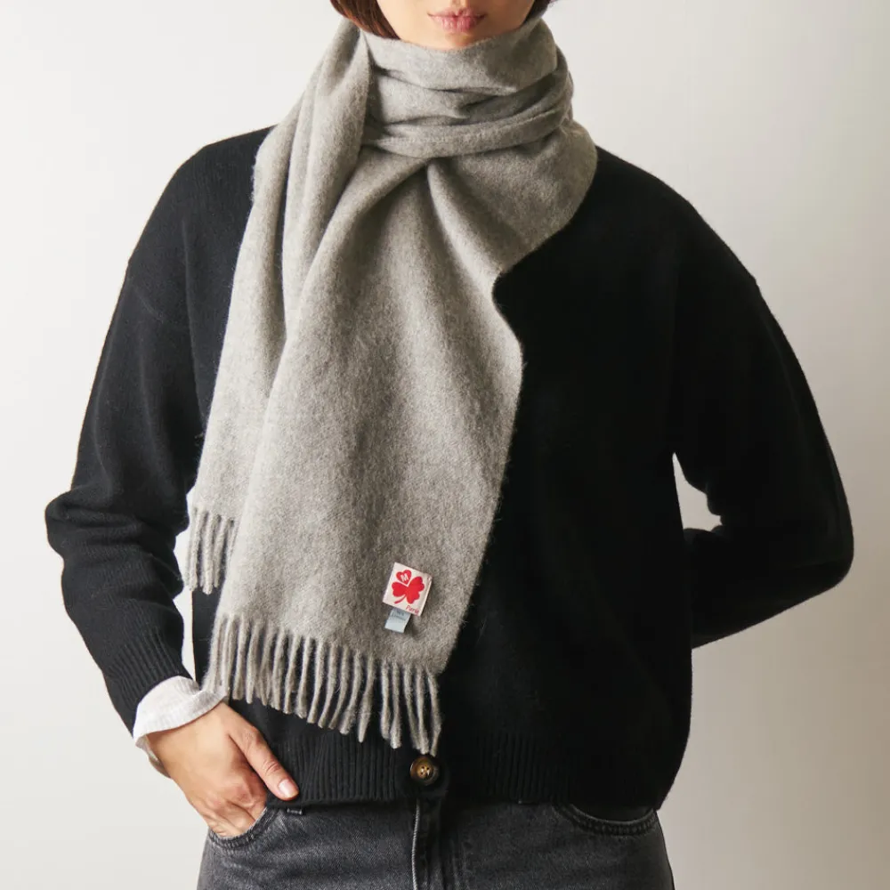 Women JE01 Merci - Echarpe en cachemire Harry - Gris