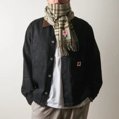 Women JE01 Merci - Echarpe en cachemire Harry - Carreaux Beige
