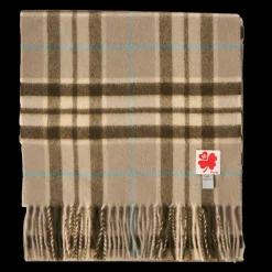 Women JE01 Merci - Echarpe en cachemire Harry - Carreaux Beige