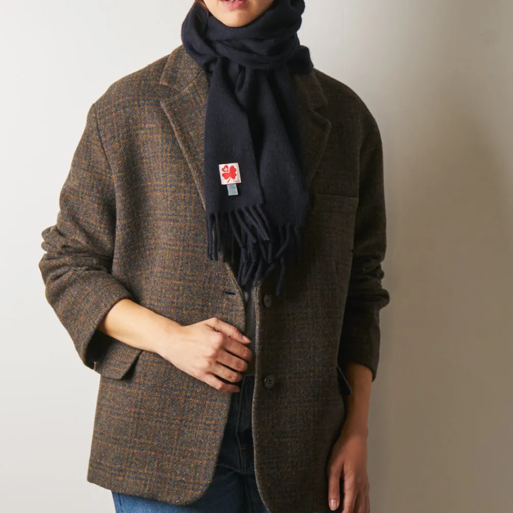 Women JE01 Merci - Echarpe en cachemire Harry - Marine