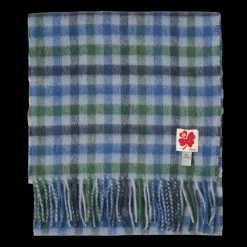 Women JE01 Merci - Echarpe en cachemire Harry - Vichy Bleu
