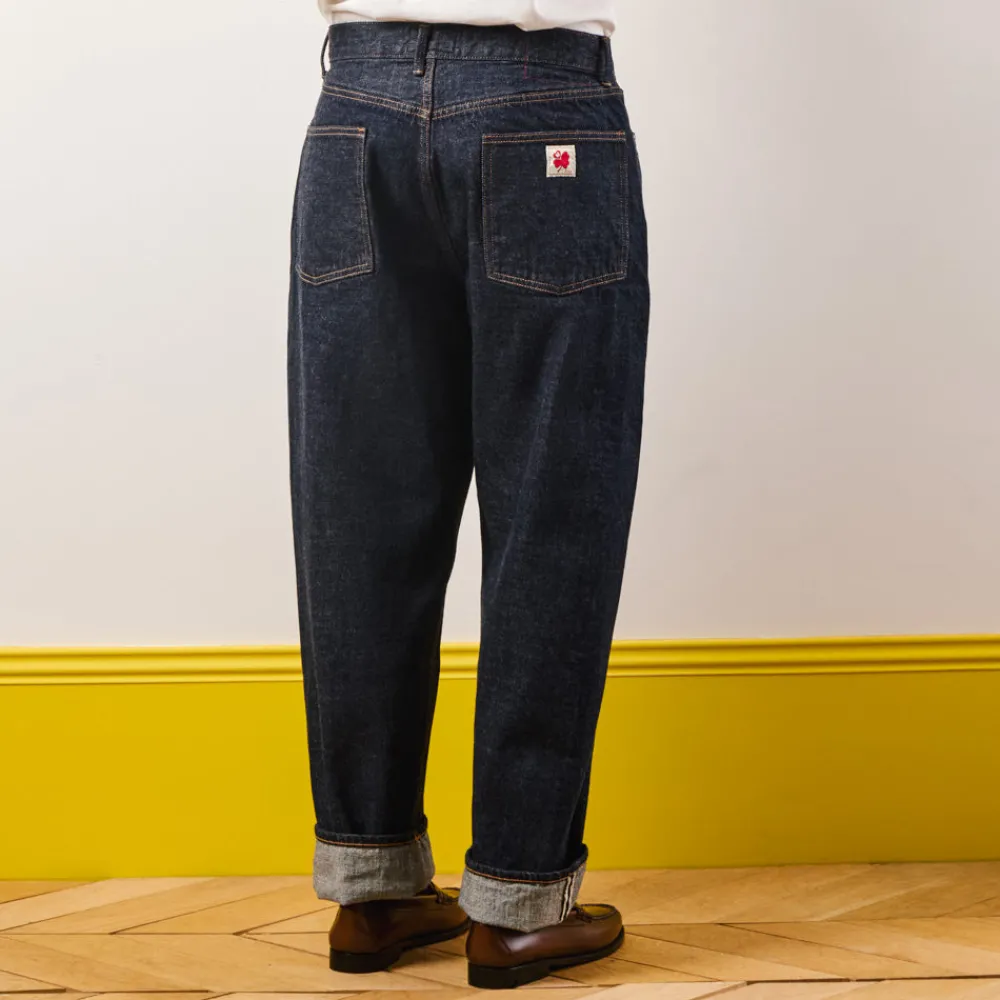 Women KE01 Merci - Jeans Carrot Trèfle - Onewash