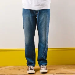 Women KE01 Merci - Jeans Droit Trèfle - Stonewash