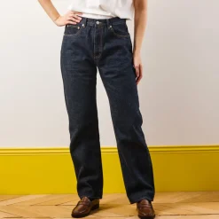 Women KE01 Merci - Jeans Droit Trèfle - Onewash