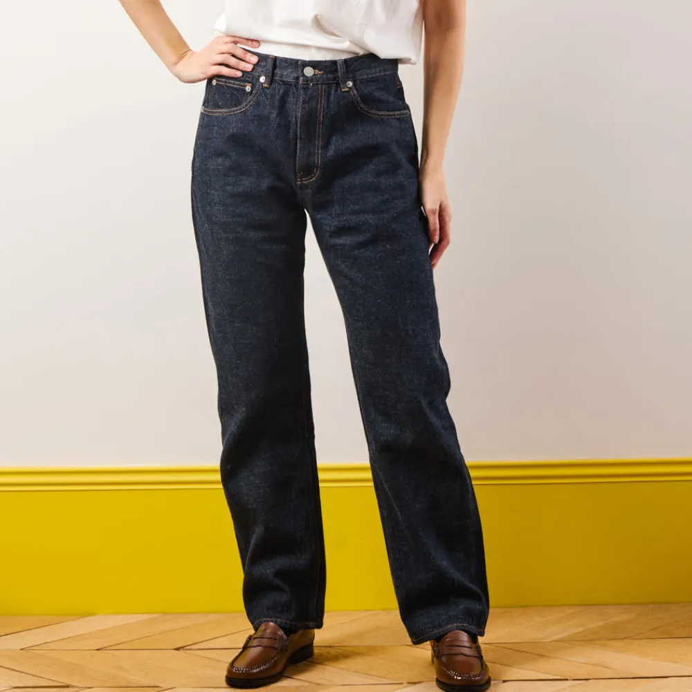 Women KE01 Merci - Jeans Droit Trèfle - Onewash