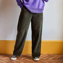 Women MERCI - Pantalon en velours côtelé - Kaki