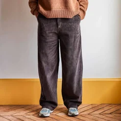 Women MERCI - Pantalon en velours côtelé - Chocolat