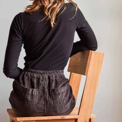 Women MERCI - Pantalon en velours côtelé - Chocolat