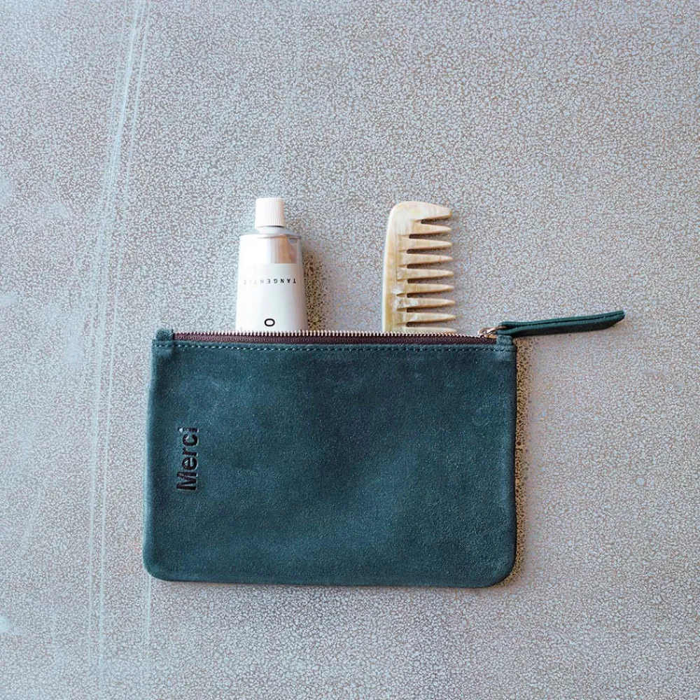 MERCI - Pochette en daim - Bottle