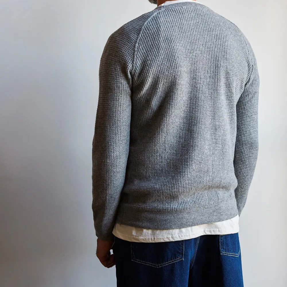 MERCI - Pull en laine - Gris