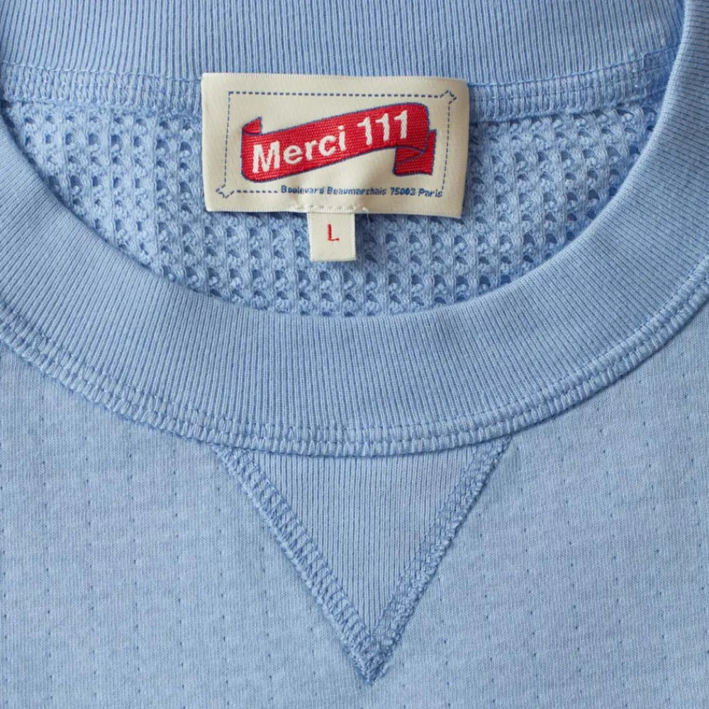 PE01 Merci - Pull Léon - Bleu clair