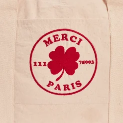 2102 VJ SOURCING Merci - Sac Weekender 2 en canvas - Naturel