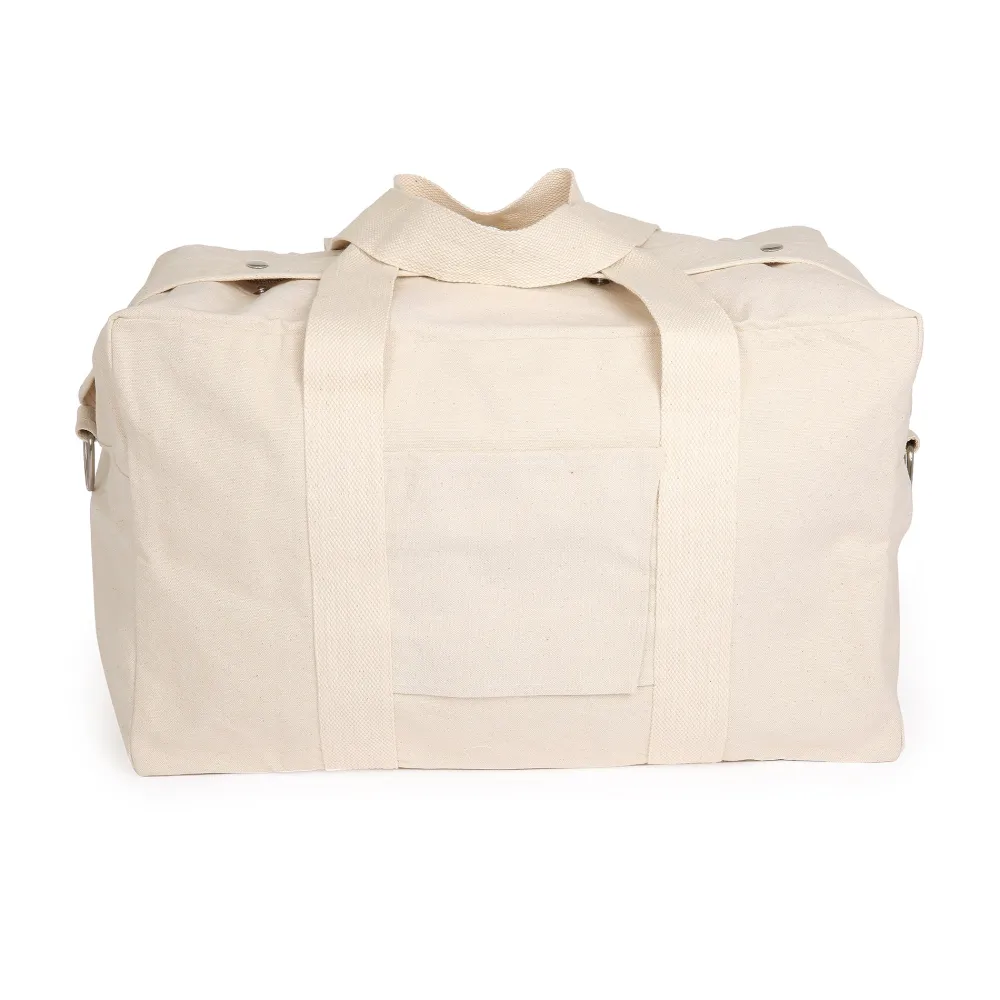 2102 VJ SOURCING Merci - Sac Weekender en canvas - Naturel