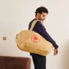2103 VJ SOURCING Merci - Sac Weekender en canvas - Beige