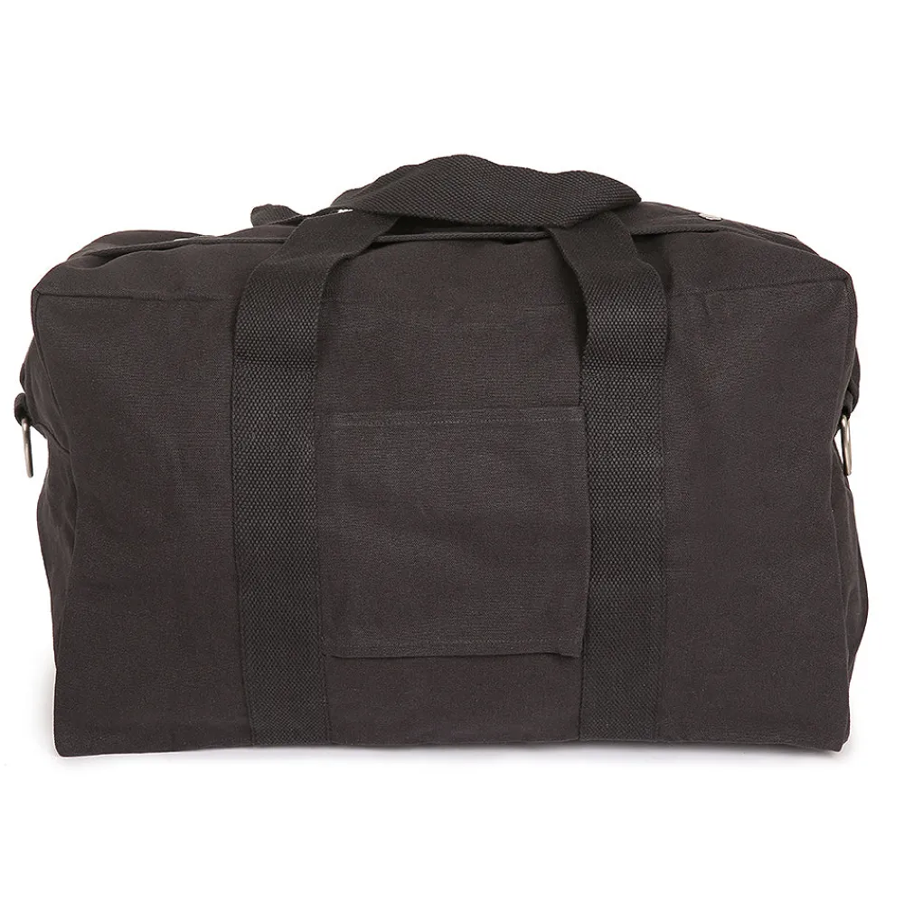 2104 VJ SOURCING Merci - Sac Weekender en canvas - Noir