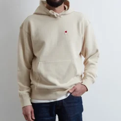 PE01 Merci - Sweat à capuche Lucky - Cream