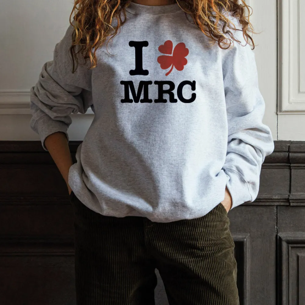 Women M05 Merci - Sweat I ❤️ MRC - Gris