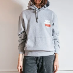 Women BS01 Merci - Sweat Paix Non Merci - Gris