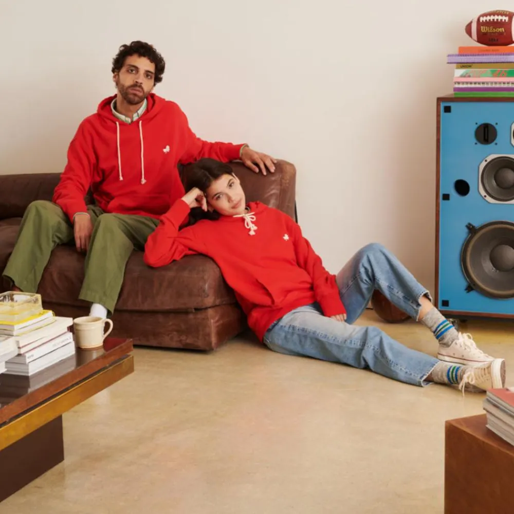 MJ01 Merci - Sweat Robin - Rouge
